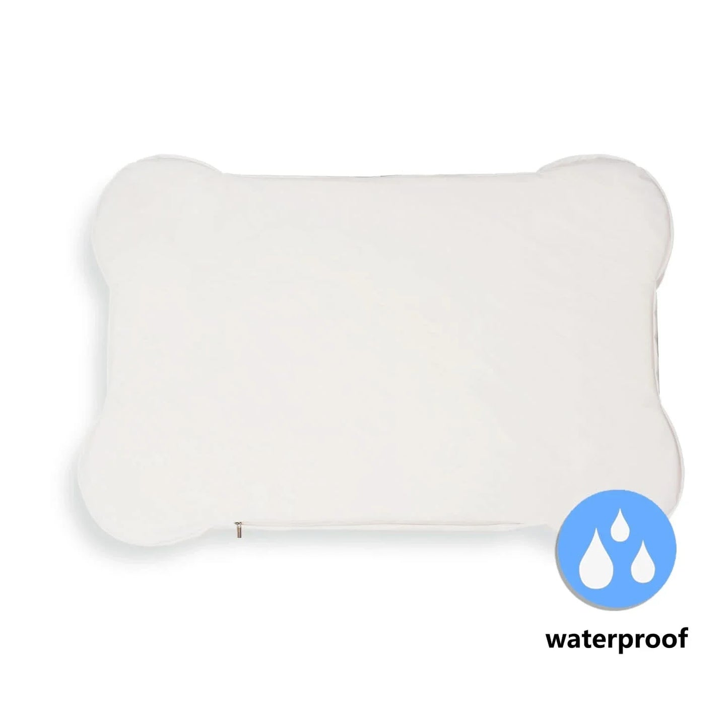 Faux Fur Orthopedic Dog Bed | Comfortable Supportive Bone Shape