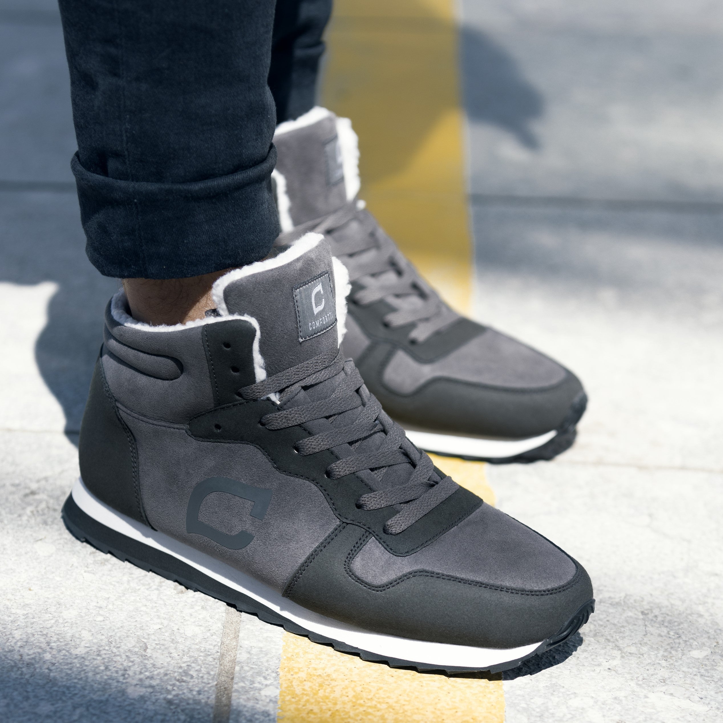 Men's Warm Shoes + Free Socks