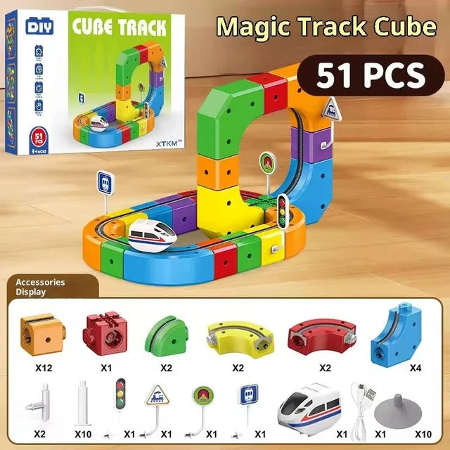 STEM Train Track Building Set