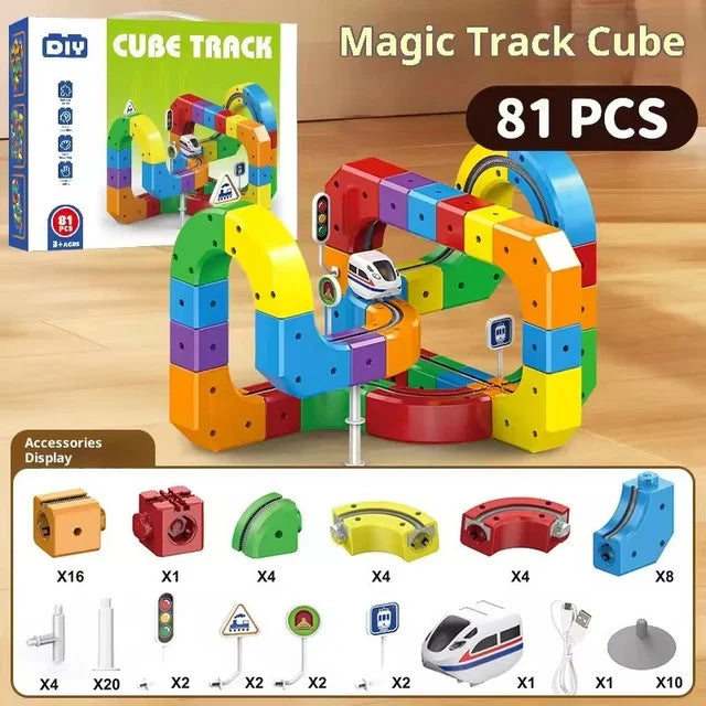 STEM Train Track Building Set