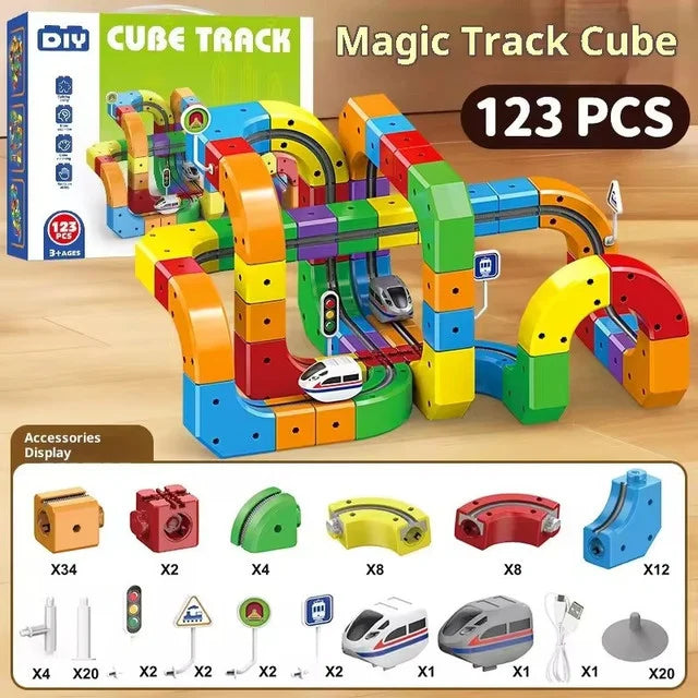 STEM Train Track Building Set