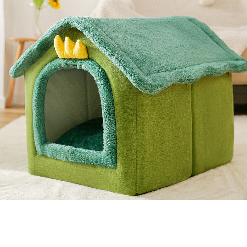 Foldable Warm Pet House | Cozy Portable Design | Easy to Store