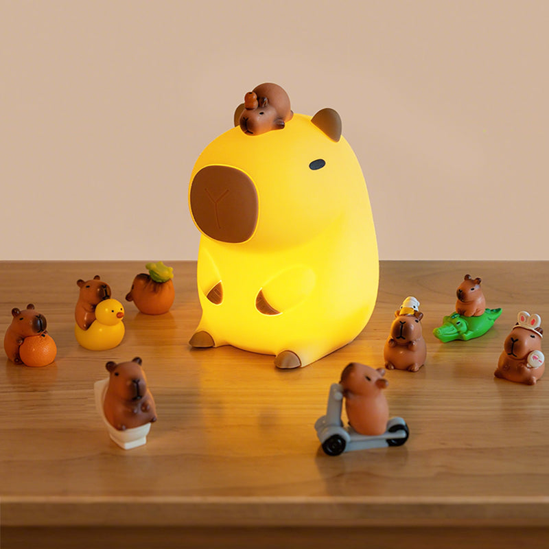 Capybara Squishy Night Light