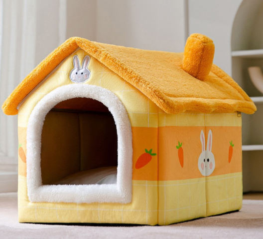 Foldable Warm Pet House | Cozy Portable Design | Easy to Store