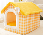 Foldable Warm Pet House | Cozy Portable Design | Easy to Store