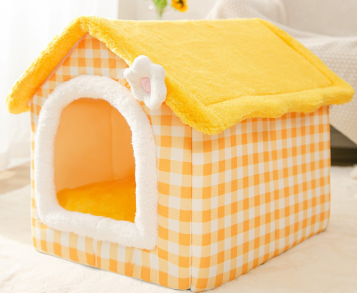 Foldable Warm Pet House | Cozy Portable Design | Easy to Store