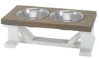 Elevated Double Dog Feeder | Farmhouse Style | Adjustable Height