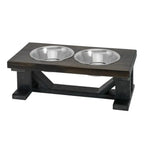 Elevated Double Dog Feeder | Farmhouse Style | Adjustable Height