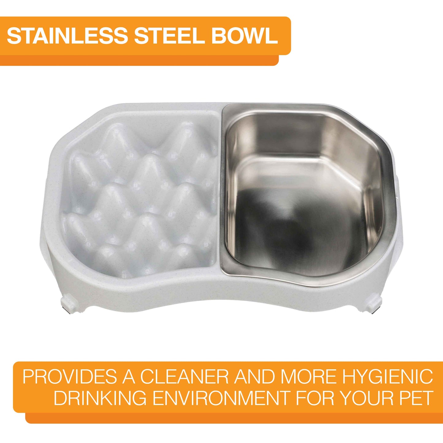 Slow Feeder Dog Bowl | Promotes Healthy Eating | Reduces Bloating