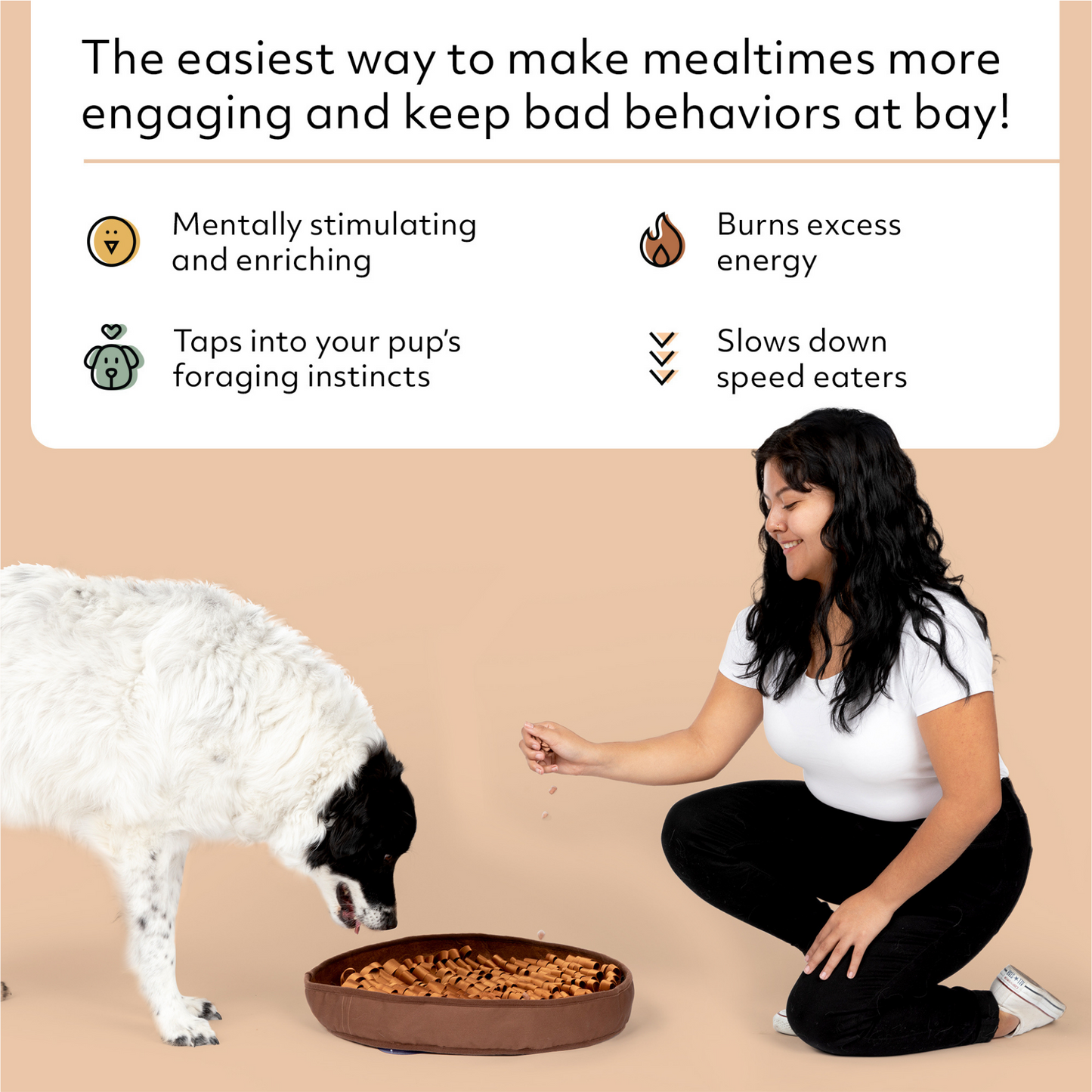 Stimulating Feeder Mat | Engaging Texture | Promotes Mental Stimulation
