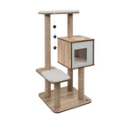 High Cat Base Oak | Stylish Storage Solution | Modern Design