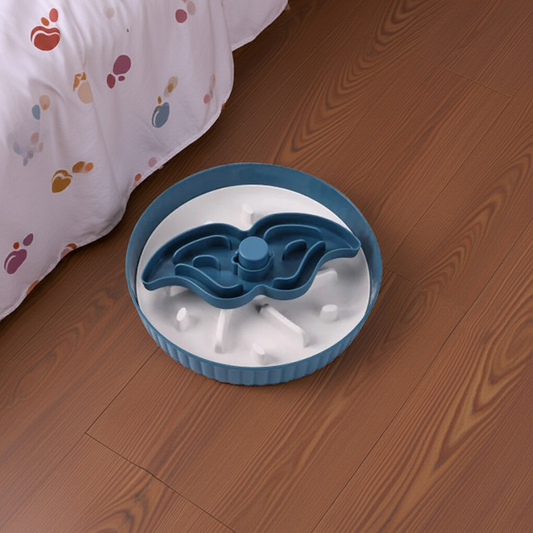 Plastic Pet Bowls & Feeders Slow Food Bowl with Lick Mat | Durable Easy Clean