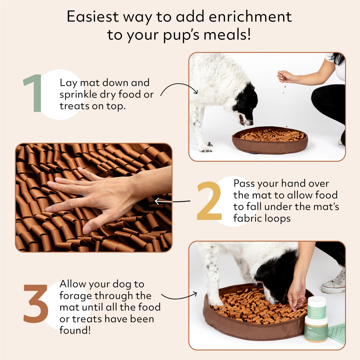 Stimulating Feeder Mat | Engaging Texture | Promotes Mental Stimulation
