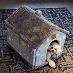 Foldable Warm Pet House | Cozy Portable Design | Easy to Store