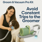 6-in-1 Pet Grooming Vacuum Kit