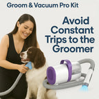 6-in-1 Pet Grooming Vacuum Kit