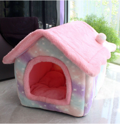 Foldable Warm Pet House | Cozy Portable Design | Easy to Store