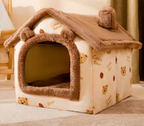 Foldable Warm Pet House | Cozy Portable Design | Easy to Store