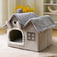 Foldable Warm Pet House | Cozy Portable Design | Easy to Store