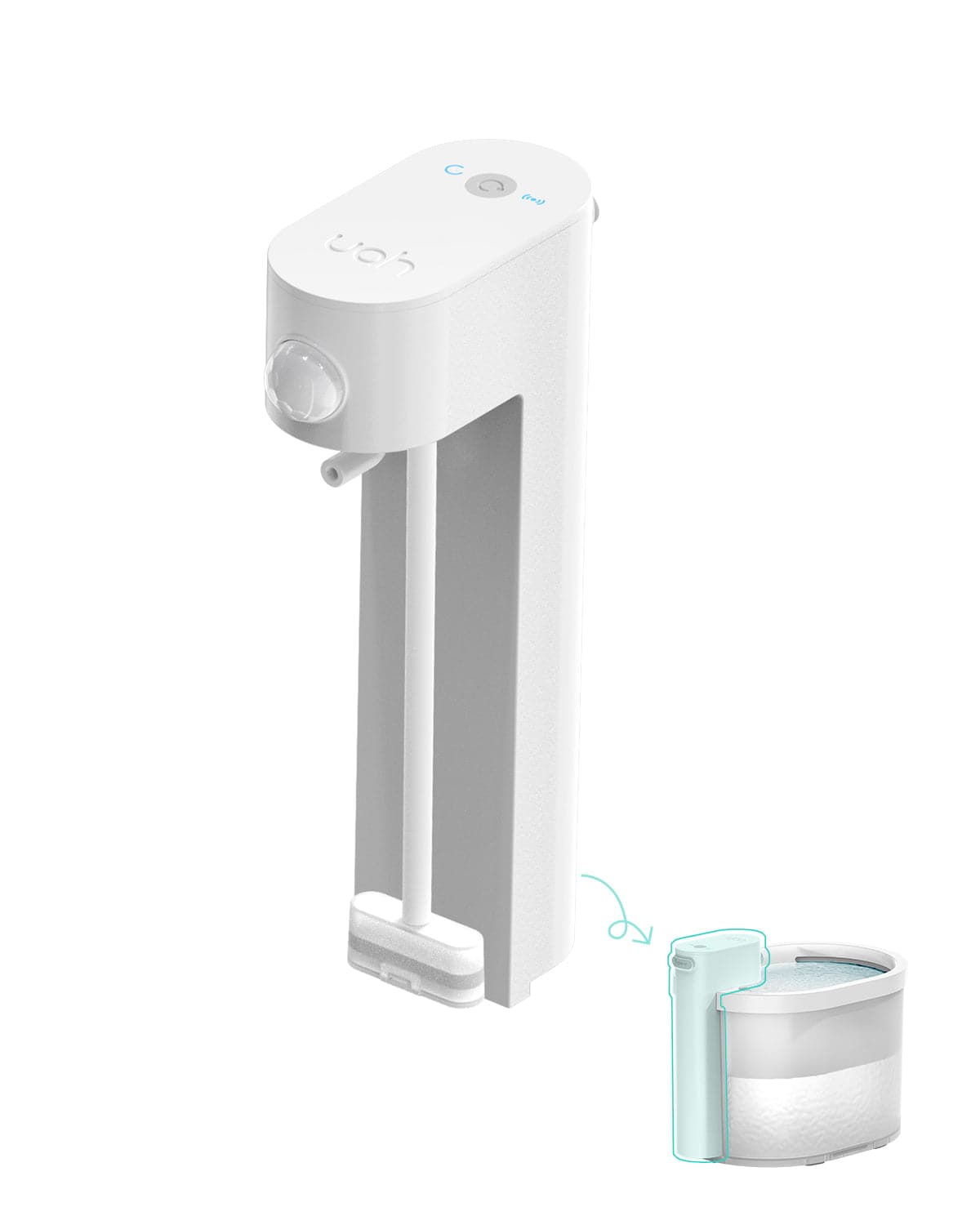 Wireless Automatic Cat Water Fountain | Fresh Flowing Water