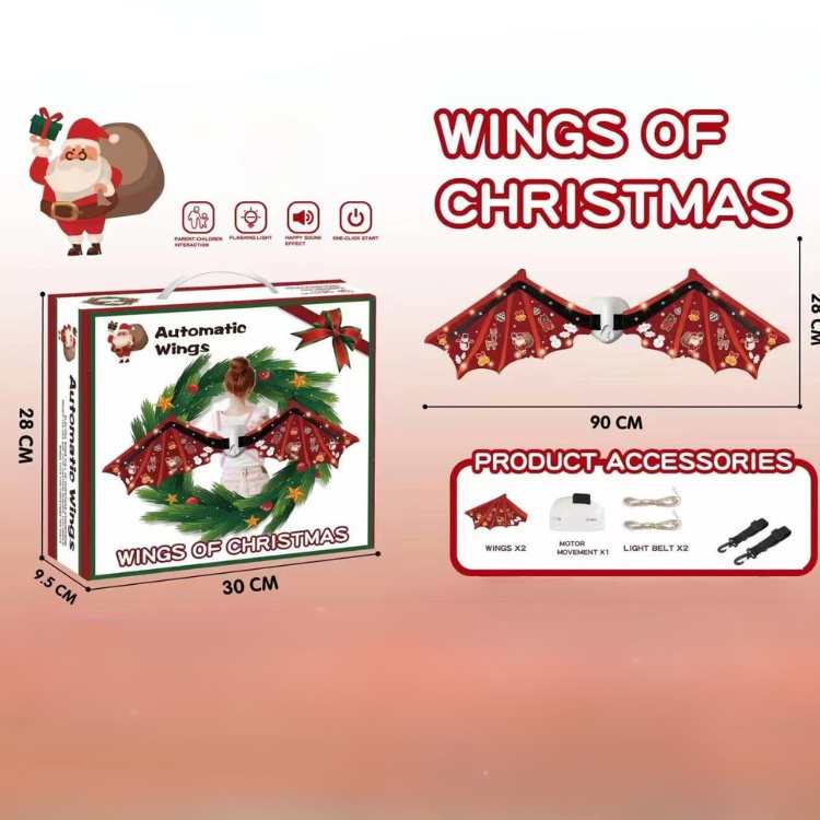 Christmas Dog Wings