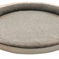 Large Round Dog Bed | Orthopedic Support Sherpa Bolster Design