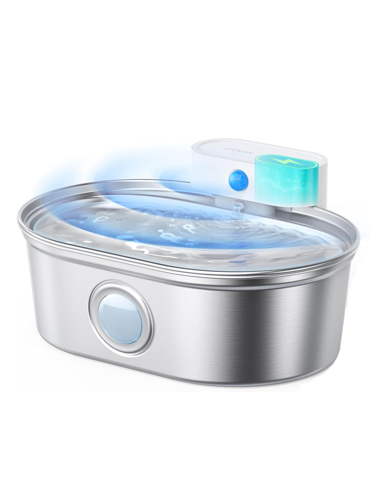 Stainless Steel Cat Water Fountain | Easy Clean