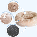 Calming Cat Bed | Cozy Soft Design | Reduces Anxiety