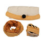 Telescopic Cat Tunnel Bed | Cushioned Comfort | Space-Saving Design