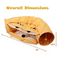 Telescopic Cat Tunnel Bed | Cushioned Comfort | Space-Saving Design