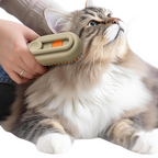 Steam Brush for Cats Effortless Grooming | Fast Heating | Tangle-Free