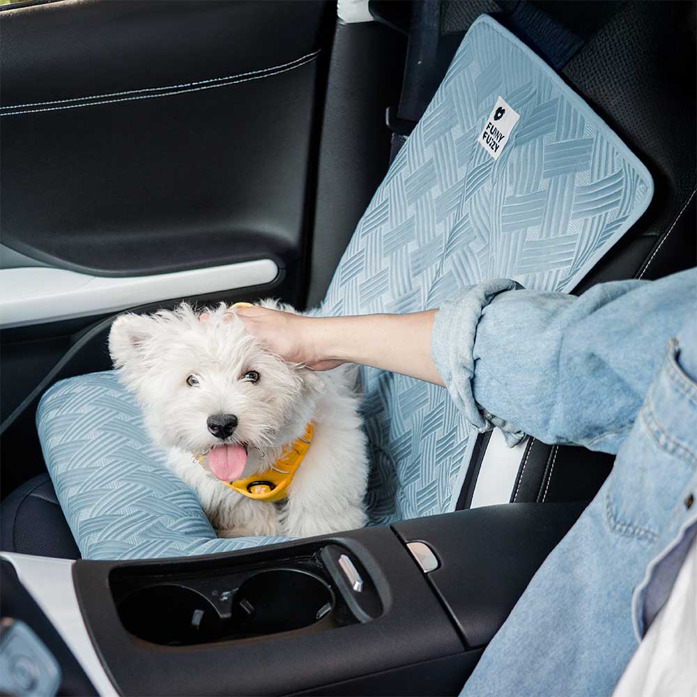 Cooling Travel Bolster Dog Car Seat Bed | Safe | Comfortable