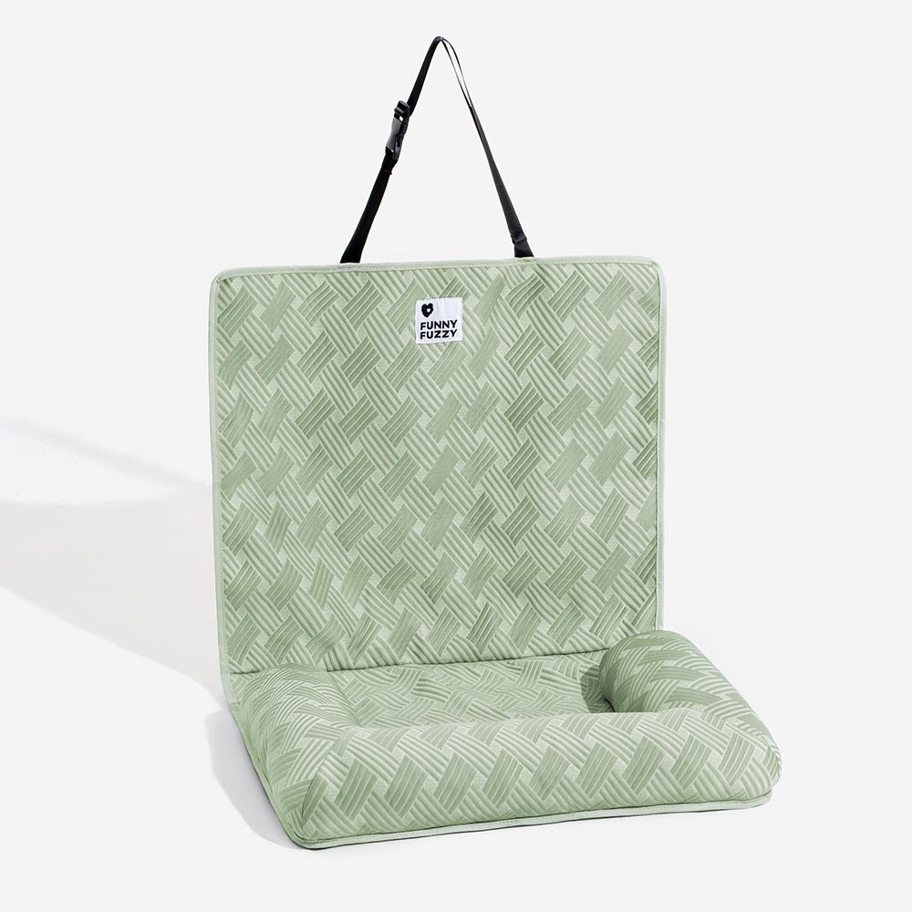 Cooling Travel Bolster Dog Car Seat Bed | Safe | Comfortable
