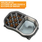 Slow Feeder Dog Bowl | Promotes Healthy Eating | Reduces Bloating