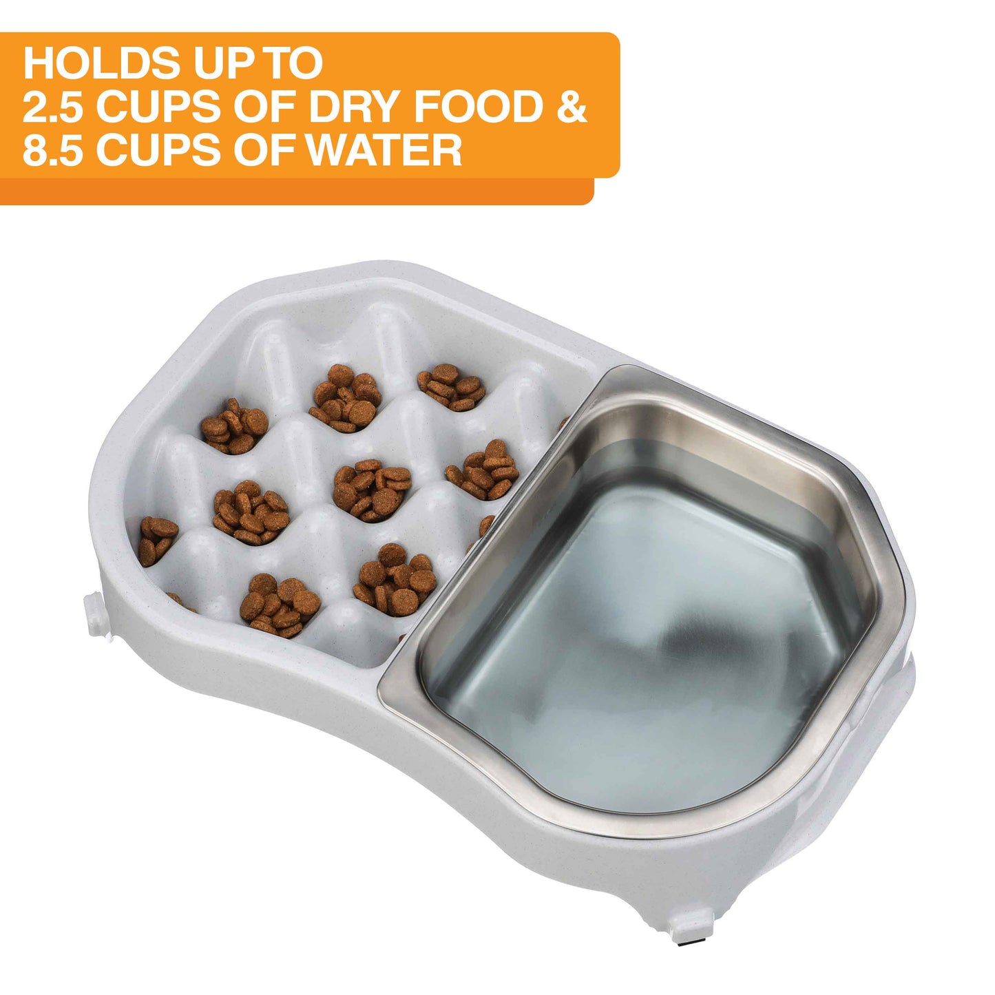 Slow Feeder Dog Bowl | Promotes Healthy Eating | Reduces Bloating