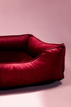 Vibrant Velvet Dog Bed | Cozy Comfort | Stylish Design | Easy to Clean