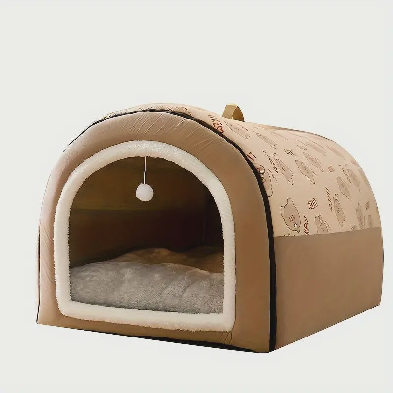 Plush Doghouse | Portable Cozy Design | Easy to Clean and Carry