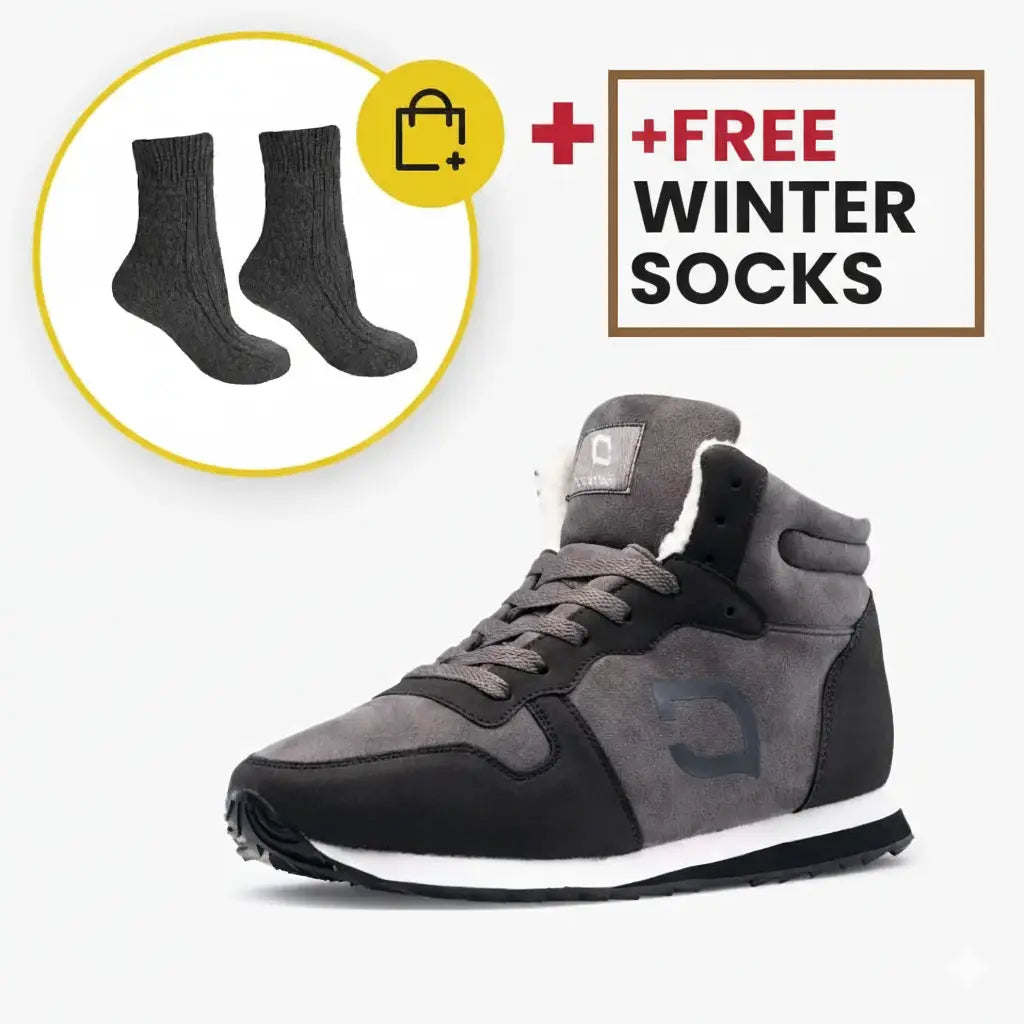 Men's Warm Shoes + Free Socks