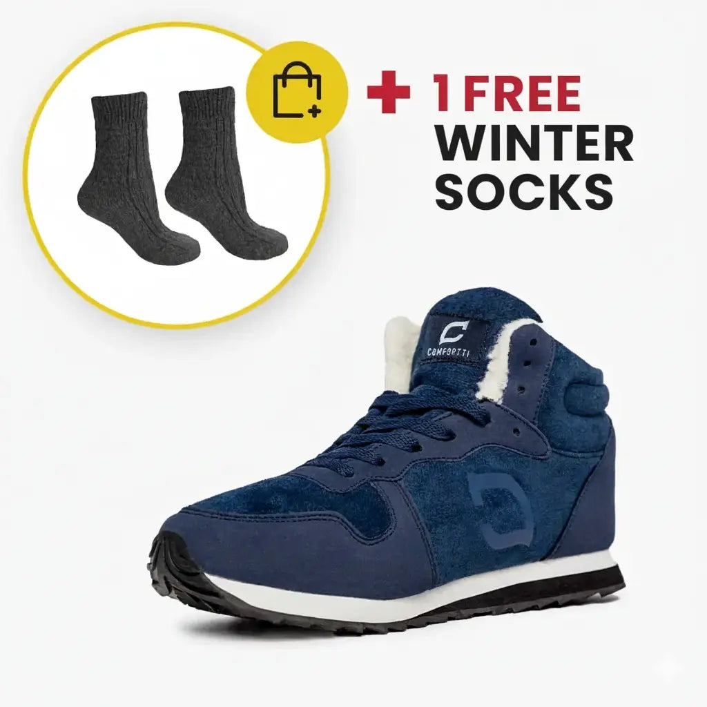 Men's Warm Shoes + Free Socks