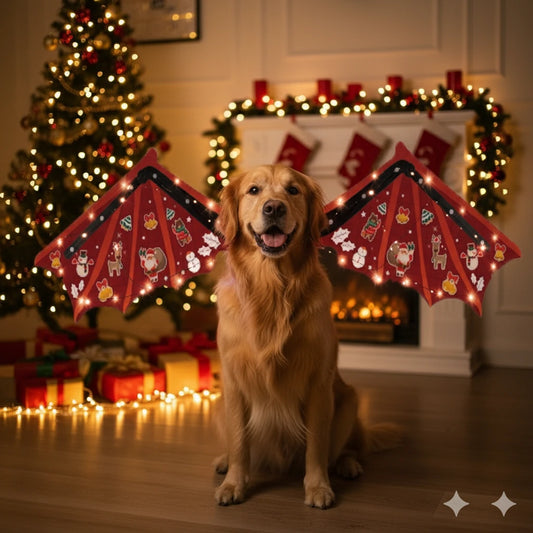 Christmas Dog Wings