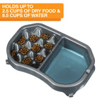 Slow Feeder Dog Bowl | Promotes Healthy Eating | Reduces Bloating