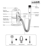 Pet Hair Trimmer Clippers | Efficient Grooming Tool | Easy to Clean Vacuum