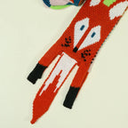 Warm Fox Pattern Scarf
