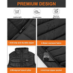 London Waterproof Unisex Heated Vest