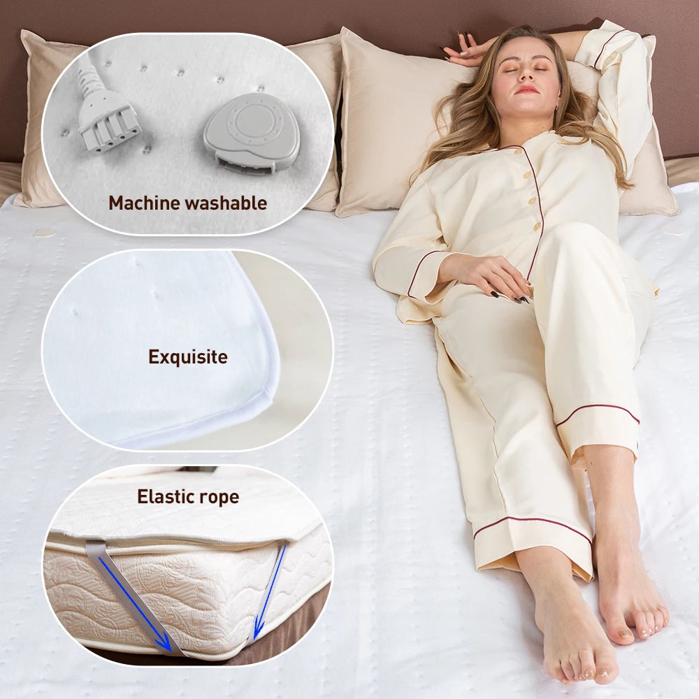 Electric Heated Mattress Pad