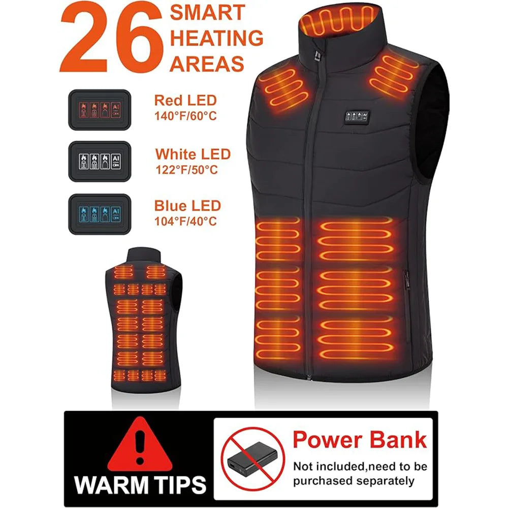 London Waterproof Unisex Heated Vest