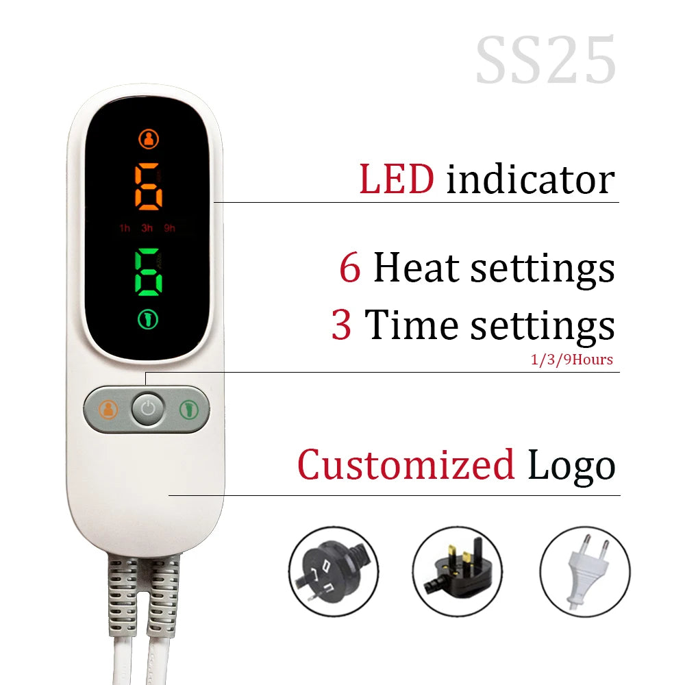 Electric Heated Mattress Pad