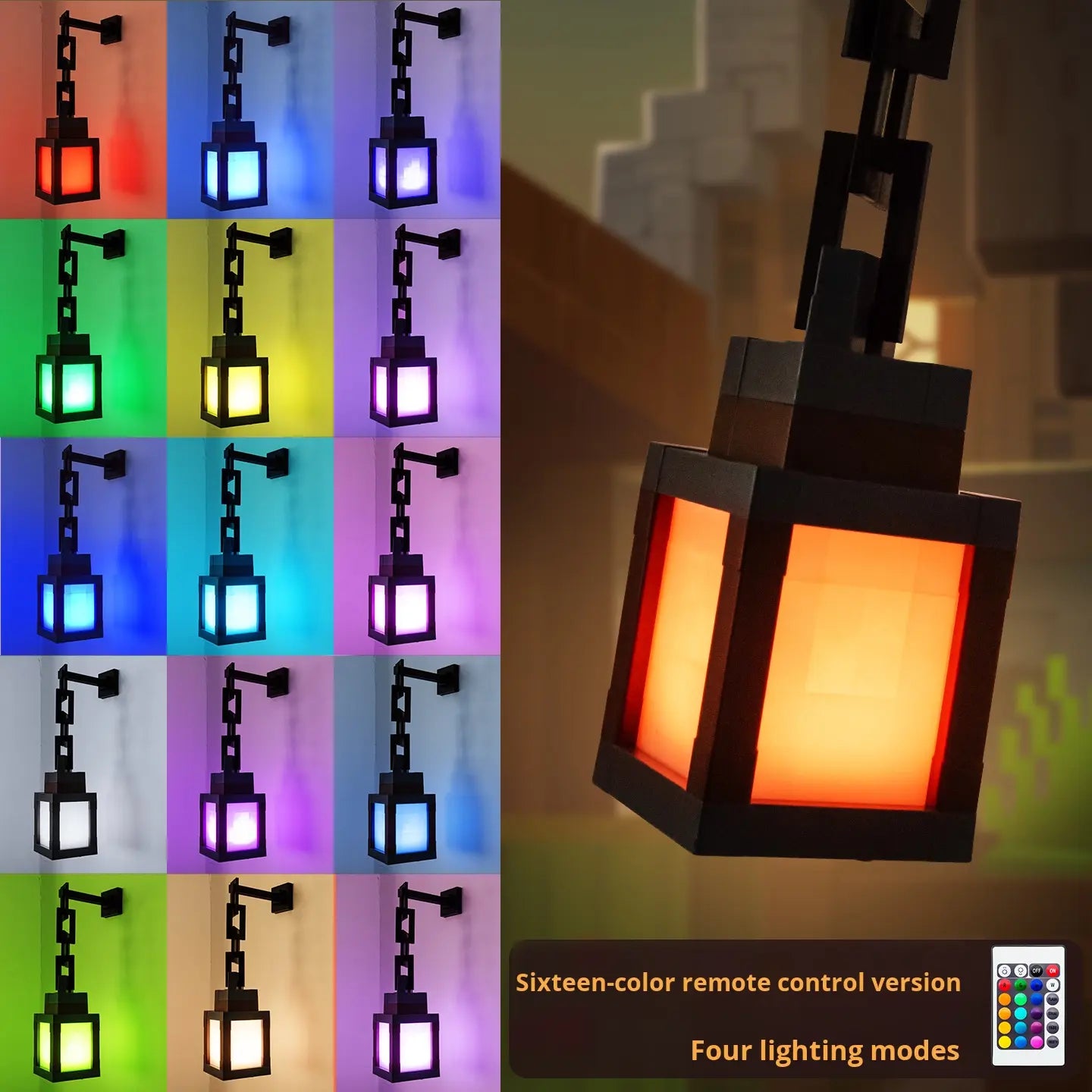 Rechargeable Glowstone Lantern - 16 Colors