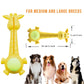 Indestructible Giraffe Dog Toy | Natural Rubber Teething Treat Dispenser
