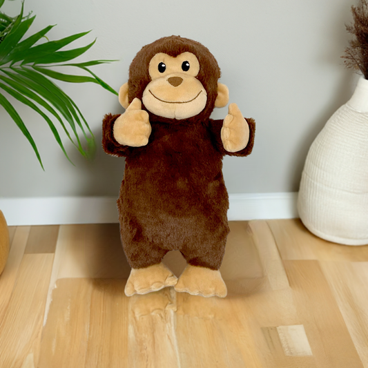 Funny Monkey Squeak Toy | Interactive Indestructible Plush for Dogs